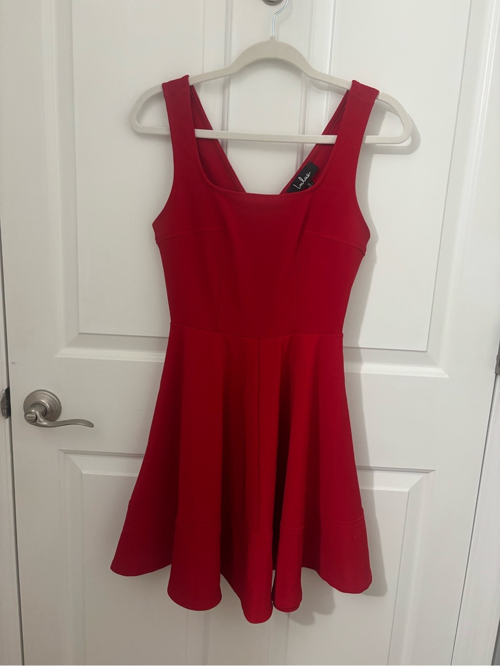 Lulu's Red Home Before Daylight Sleeveless Dress size S